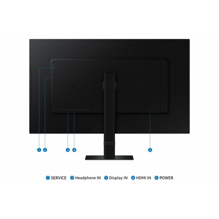 Pantalla de PC - SAMSUNG - ViewFinity S70D - 27 FHD - Panel VA - 5 ms - 100 Hz - HDMI / VGA 3