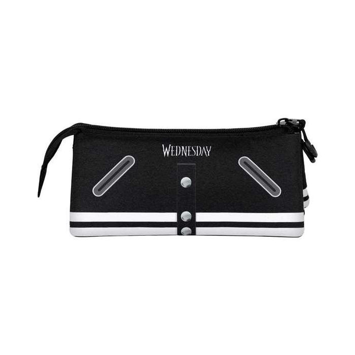 Karactermania Portatodo Triple Fan 2.0 Miércoles Varsity Estuche Escolar Negro Poliéster 23 x 7 x 11 cm 4 Karactermania Portatodo Triple Fan 2.0 Miércoles Varsity Estuche Escolar Negro Poliéster 23 x 7 x 11 cm 4