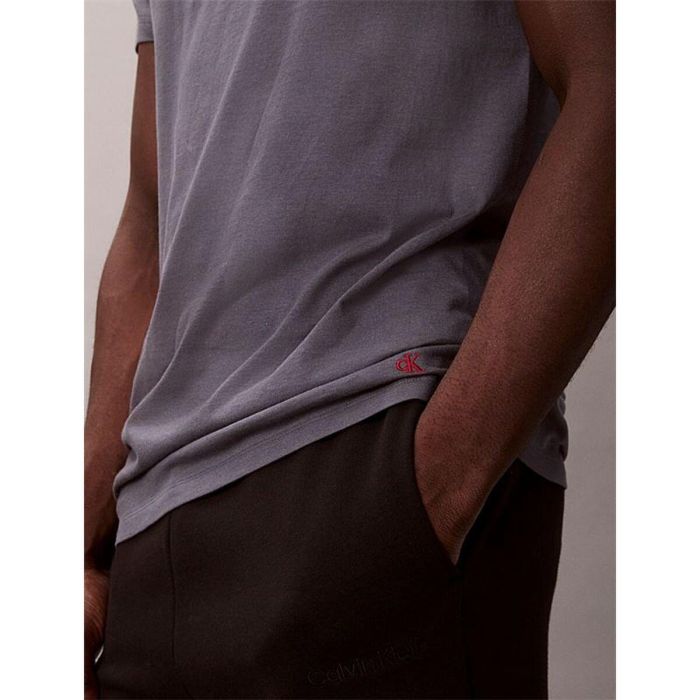 Camiseta de Manga Corta Hombre Calvin Klein 3 Piezas 44 1