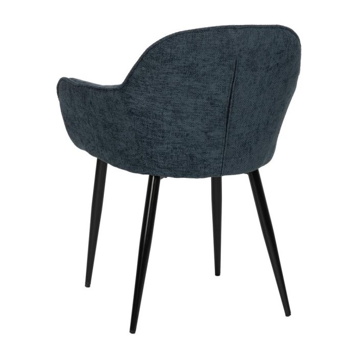 Silla Azul Tejido-Metal Contract 61 X 59,50 X 83 cm