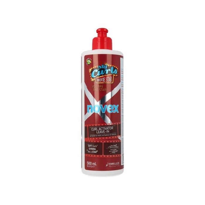 Novex My Curls Movie Star - Activador de Rizos Leave-In 500ml - Nutre, Define y Brilla - Para Rizos Tipo 3 y 4 Novex My Curls Movie Star - Activador de Rizos Leave-In 500ml - Nutre, Define y Brilla - Para Rizos Tipo 3 y 4
