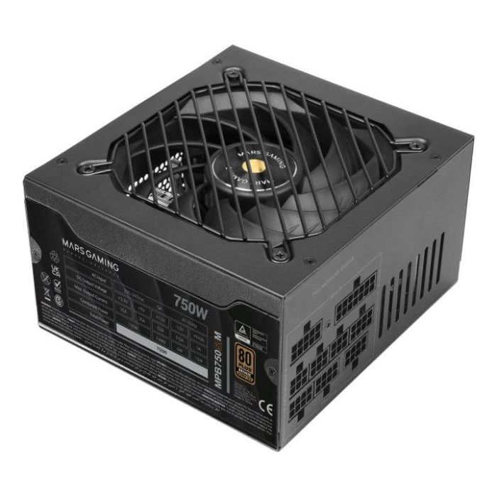 Mars Gaming Fuente de Alimentación MPB750SIM 750W 80 Plus Bronze Modular Ventilador 14cm 2