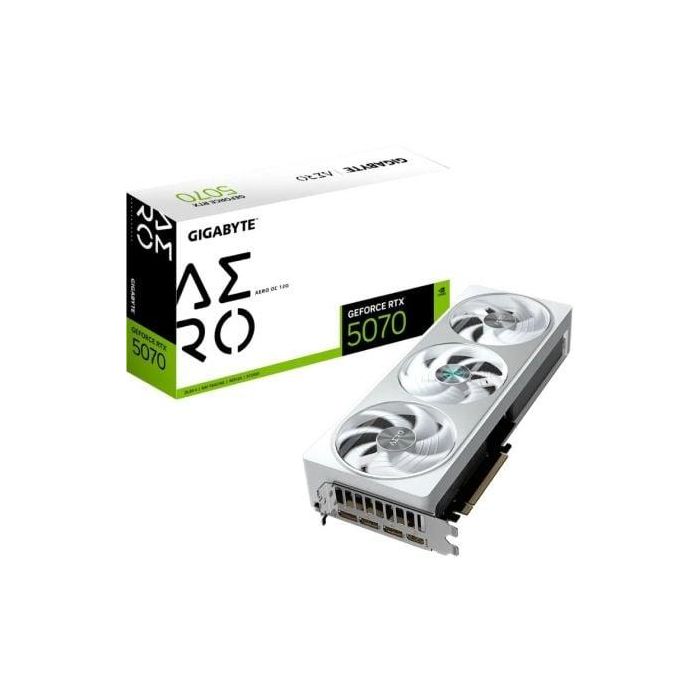 Tarjeta Gráfica Gigabyte GeForce RTX 5070 AERO OC 12G/ 12GB GDDR7 Tarjeta Gráfica Gigabyte GeForce RTX 5070 AERO OC 12G/ 12GB GDDR7