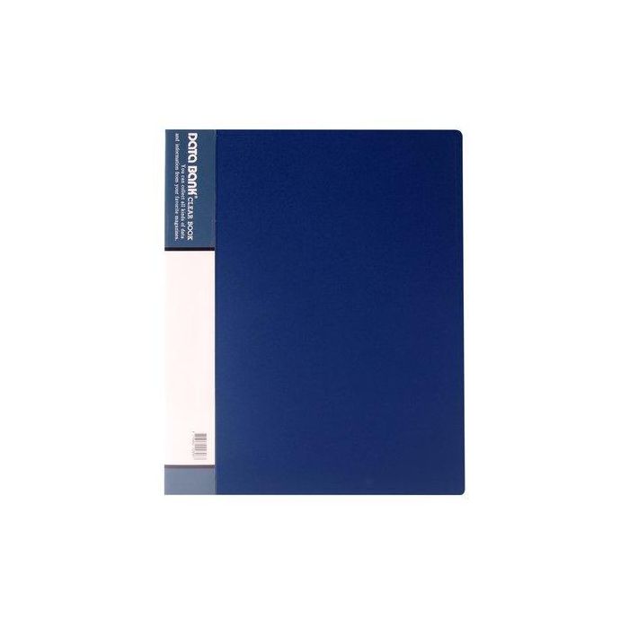 Carpeta Fundas (Tarifario) Data Bank Pp Rigido A4 30 F. Azul