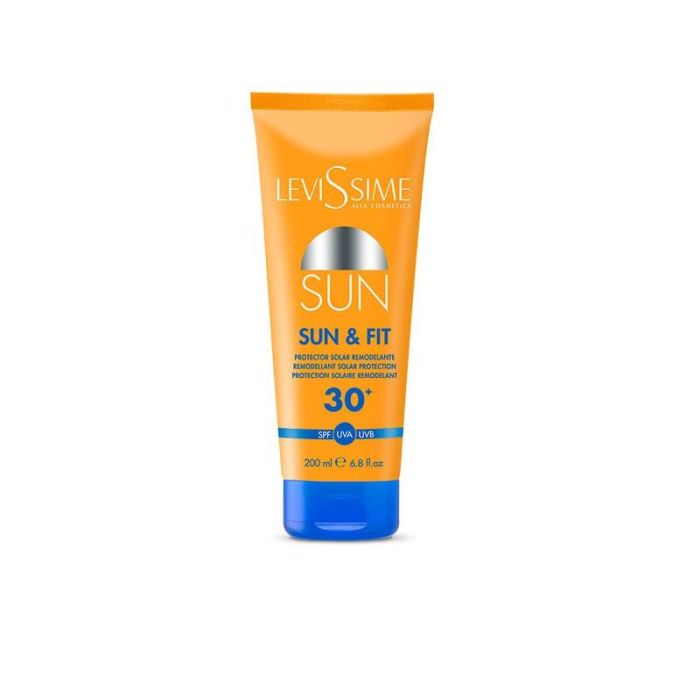 Sun & Fit Protector Solar Remodelante 30+ 200 mL Levissime