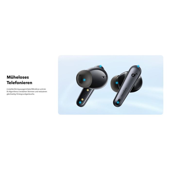 Anker Liberty 4 NC Auriculares Inalámbricos True-Wireless con Cancelación de Ruido Activa Negro 9