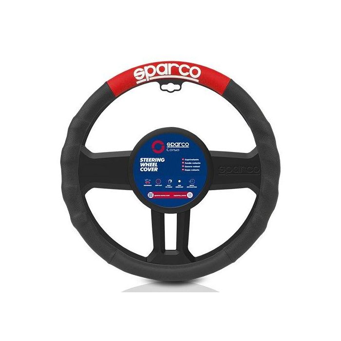 Abc C1111 SPC1111RS Funda Volante Rojo para Coche 2 Abc C1111 SPC1111RS Funda Volante Rojo para Coche 2