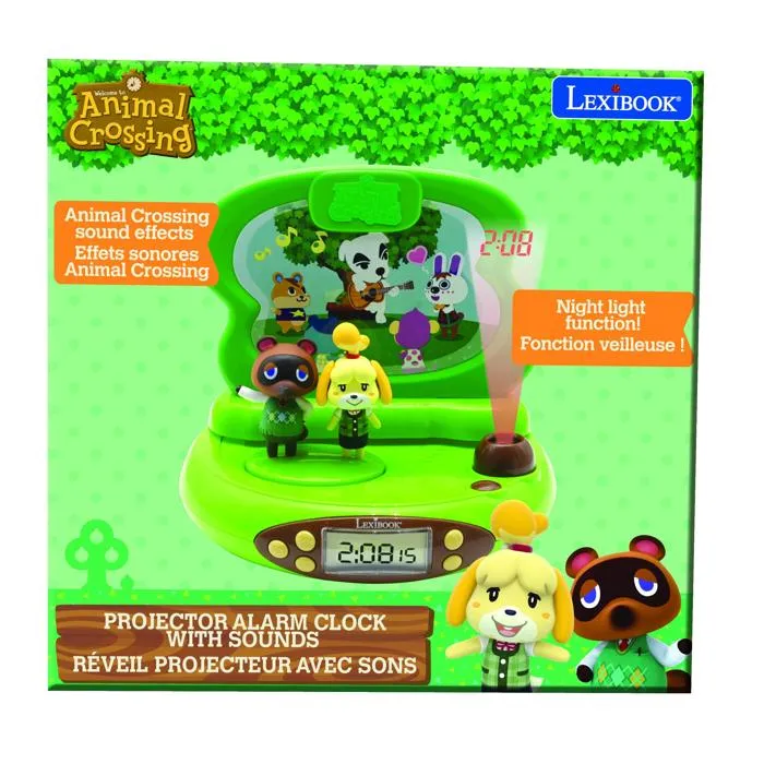 Lexibook Reloj Despertador Proyector 3D Animal Crossing con Sonidos 1 Lexibook Reloj Despertador Proyector 3D Animal Crossing con Sonidos 1