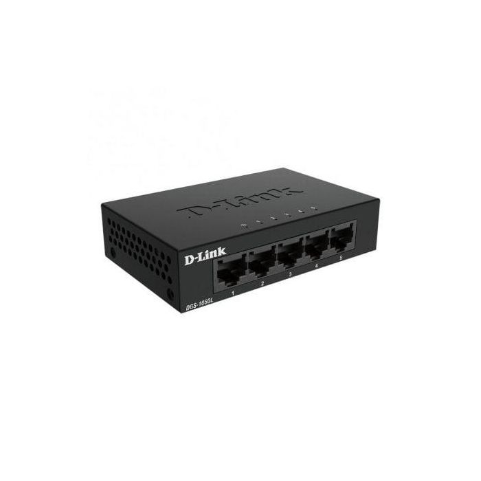 D-Link DGS-105GL Switch de Red 5 Puertos Gigabit Ethernet Plug & Play, Carcasa Metálica, Sin Ventiladores, Eficiencia Energética, QoS 802.1p 1 D-Link DGS-105GL Switch de Red 5 Puertos Gigabit Ethernet Plug & Play, Carcasa Metálica, Sin Ventiladores, Eficiencia Energética, QoS 802.1p 1
