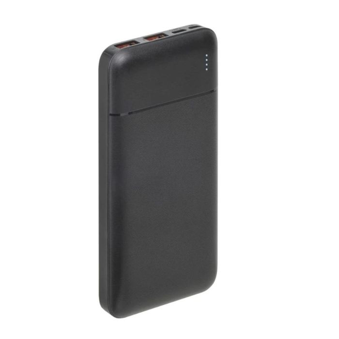 Rivacase VA2101 Powerbank 10000mAh 22.5W Carga Rápida QC 3.0 PD 3.0 con Puertos USB-C, Micro USB y USB-A, Diseño Compacto