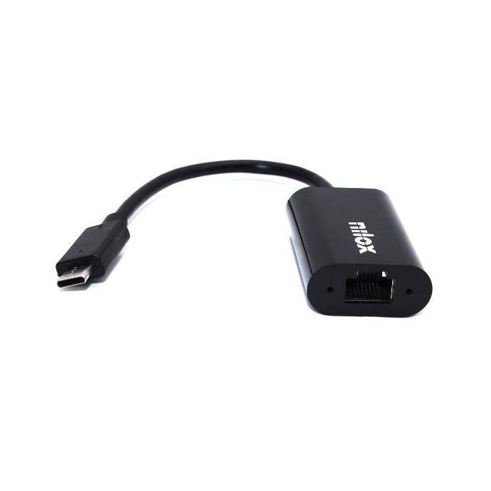 Nilox Cable Adaptador Usb C A Rj45 M-H Negro