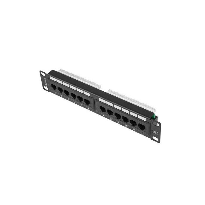 Patch Panel Lanberg 12 Puertos 1 Unidad Patch Panel Lanberg 12 Puertos 1 Unidad