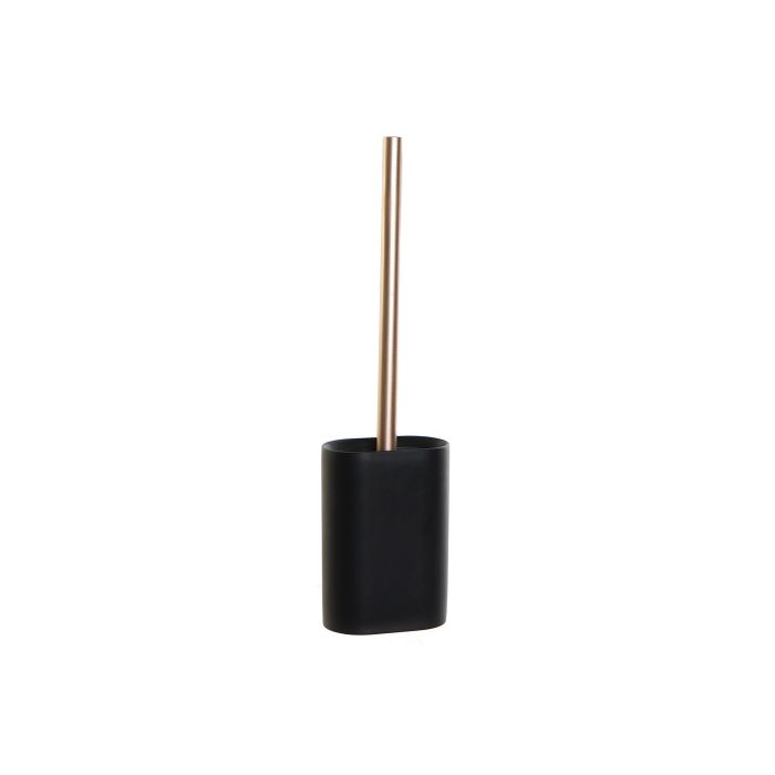 Escobillero Glam DKD Home Decor Negro Dorado 6 x 40 x 10 cm Escobillero Glam DKD Home Decor Negro Dorado 6 x 40 x 10 cm