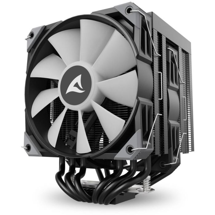 Sharkoon A60 RGB Refrigerador de Aire para Procesador 12cm, 2 Ventiladores, Negro, 500-1800 RPM, TDP 260W 6 Sharkoon A60 RGB Refrigerador de Aire para Procesador 12cm, 2 Ventiladores, Negro, 500-1800 RPM, TDP 260W 6