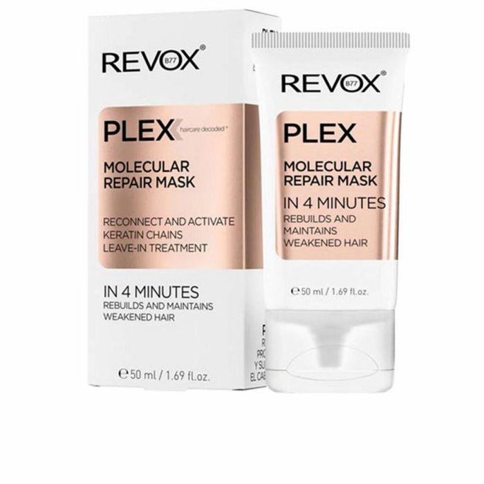 Revox B77 Mascarilla Reparadora Molecular Plex 50ml - Repara y Fortalece el Cabello Revox B77 Mascarilla Reparadora Molecular Plex 50ml - Repara y Fortalece el Cabello