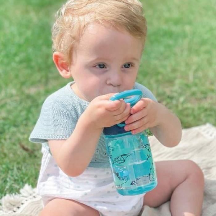 Nuby NUB0048526890453 Set de 2 botellas de agua Incredible Gulp 360 ml Dinosaurios 3