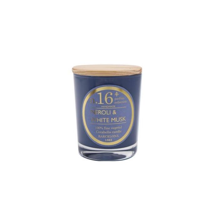 Vela Vaso Perf16 Neroli-White Musk 7,5X9Cm 1Ud. Vela Vaso Perf16 Neroli-White Musk 7,5X9Cm 1Ud.