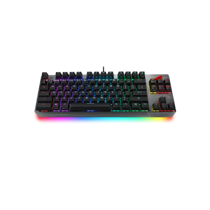 ASUS ROG STRIX SCOPE II Teclado Mecánico para Juegos FPS, Tenkeyless, Interruptores ROG NX, Retroiluminación RGB, Negro - 90MP0350-BKSA00 2