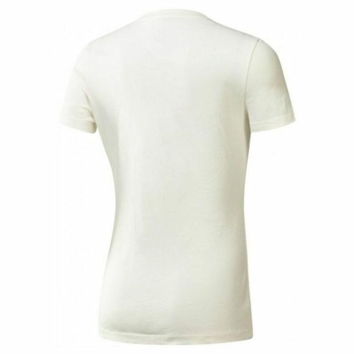 Camiseta de Manga Corta Mujer Reebok Training Split Tee Blanco 1 Camiseta de Manga Corta Mujer Reebok Training Split Tee Blanco 1