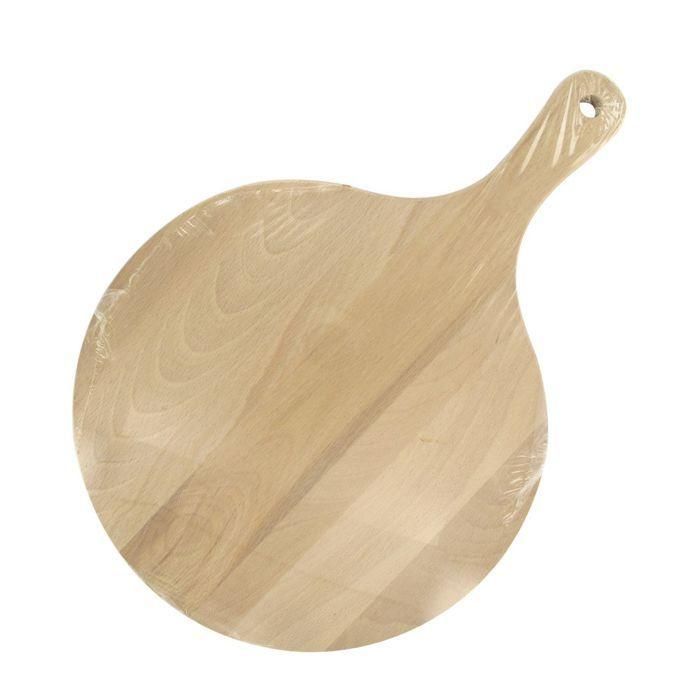 Juego de 2 tablas de madera para pizza y tarta flambeada y cortador de pizza de acero inoxidable - FACKELMANN - 30 cm 5