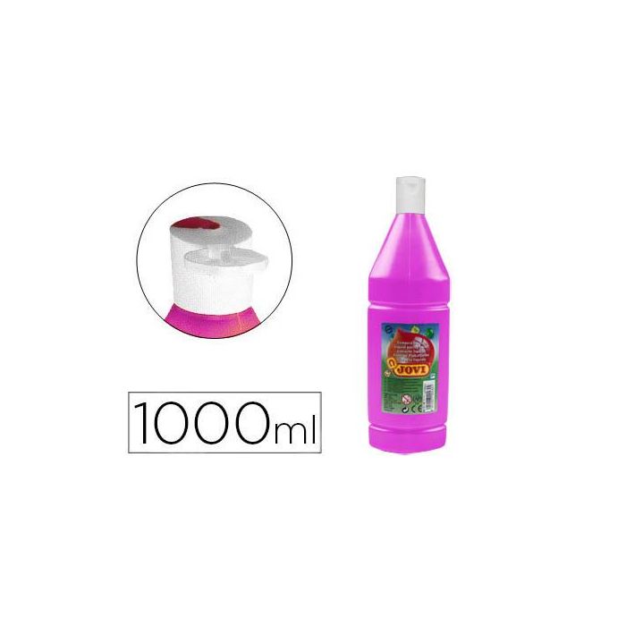 Tempera Liquida Jovi Escolar 1000 mL Magenta