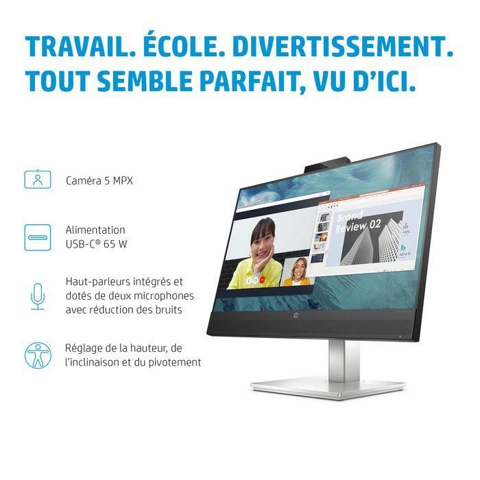 HP E24m G4 60.5 cm (23.8") 1920 x 1080 pixels Full HD 8 HP E24m G4 60.5 cm (23.8") 1920 x 1080 pixels Full HD 8