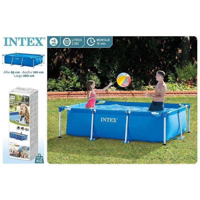 Piscina Desmontable Intex 28271NP 260 x 65 x 160 cm 2282 L Piscina Desmontable Intex 28271NP 260 x 65 x 160 cm 2282 L