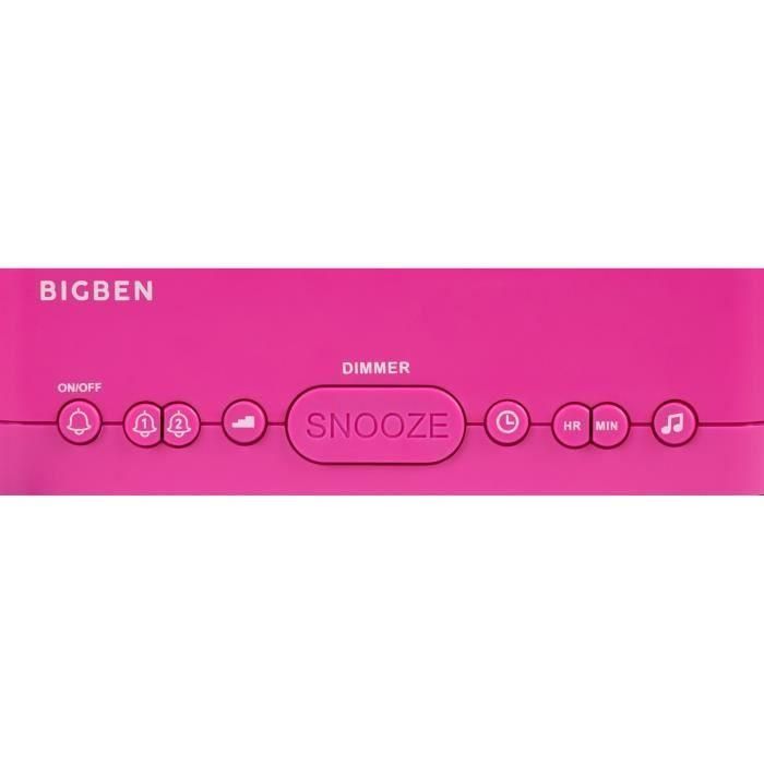 BIGBEN R15PRINCESS3D Altavoz Bluetooth Reloj Despertador Cara Efecto 3D Decoración Princesa 3 BIGBEN R15PRINCESS3D Altavoz Bluetooth Reloj Despertador Cara Efecto 3D Decoración Princesa 3