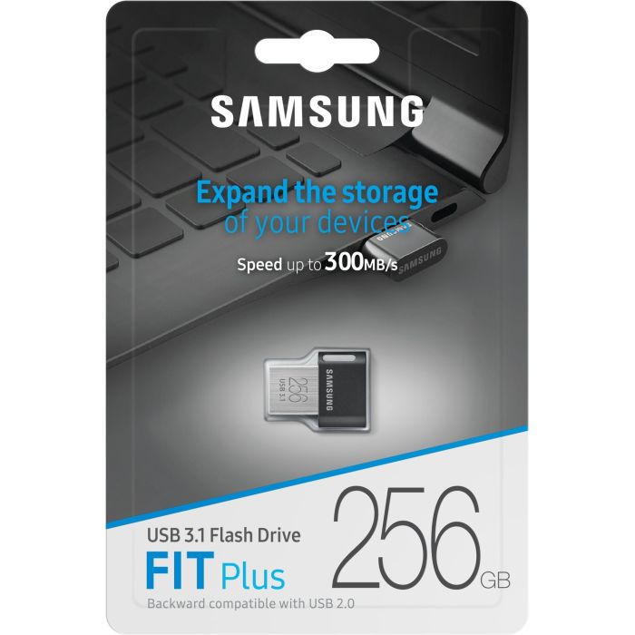 Samsung MUF-256AB/APC Pendrive 256GB USB 3.1 FIT Plus hasta 400 MB/s Lectura. Diseño Ultra-Compacto, Resistente Agua, Golpes y Temperatura 6 Samsung MUF-256AB/APC Pendrive 256GB USB 3.1 FIT Plus hasta 400 MB/s Lectura. Diseño Ultra-Compacto, Resistente Agua, Golpes y Temperatura 6