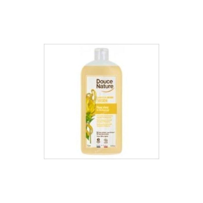 DOUCE NATURE Champú Gel de Ducha Ylang-Ylang 1L - Sin Sulfatos ni Jabón - Envase Vegetal Reciclable