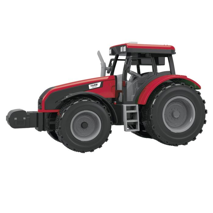 Tractor Rojo Con Apero 1:32. Friccion, Luces Y Sonido T01055 1 Tractor Rojo Con Apero 1:32. Friccion, Luces Y Sonido T01055 1