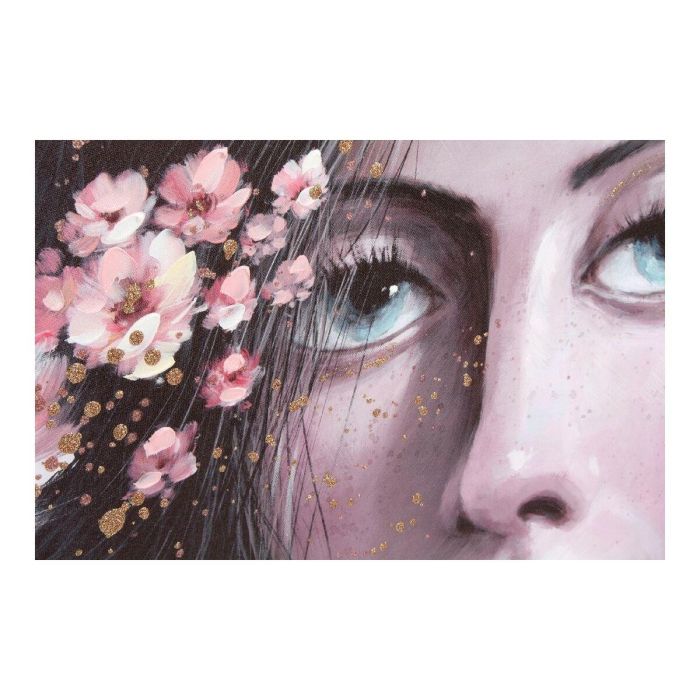 Cuadro DKD Home Decor Girl Flores 120 x 3 x 80 cm Moderno (2 Unidades) 2 Cuadro DKD Home Decor Girl Flores 120 x 3 x 80 cm Moderno (2 Unidades) 2
