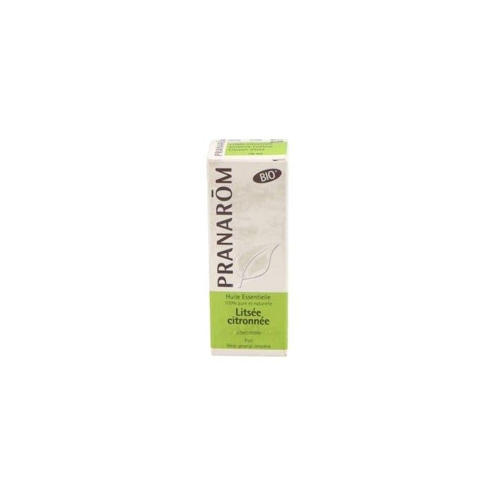 PRANAROM ACEITES Verbena Exótica Aceite Esencial Bio 10ml - Aroma Alimonado Cálido y Exótico de Litsea Citrata