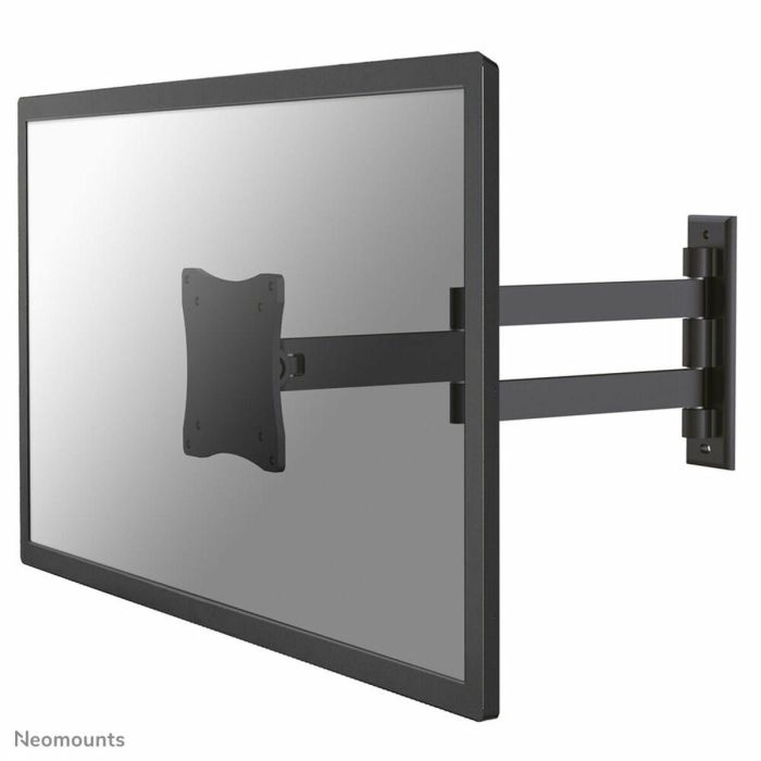 Neomounts FPMA-W830BLACK Soporte de Monitor de Movimiento Completo para Pared, 10-27", Max 12kg, VESA 75x75-100x100, Negro