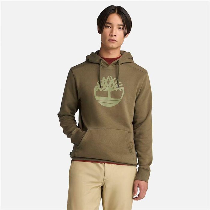 Sudadera con Capucha Hombre Timberland Kennebec River Verde M 2