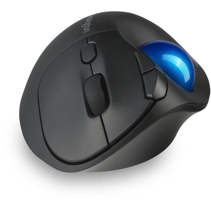 Kensington TB450 Ratón Óptico Trackball Pro Fit Ergo Inalámbrico Bluetooth 2.4GHz 1600 DPI Negro/Azul 3
