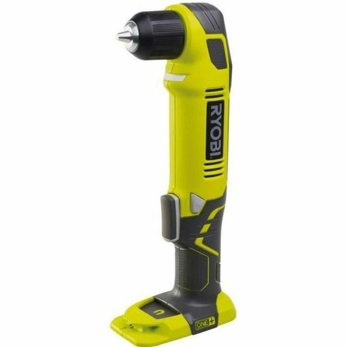 Ryobi Taladro Destornillador Angular 18V, Portabrocas Autoajustable 10mm, 0-1100 rpm, Perforación Madera/Metal 38/10mm, Luz LED