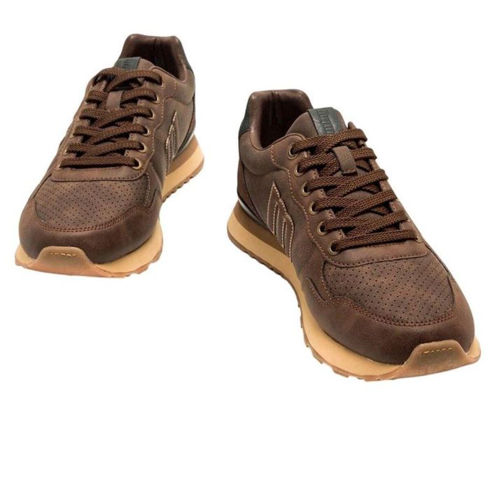 Zapatillas Casual Hombre Mustang Porland Marrón L 2