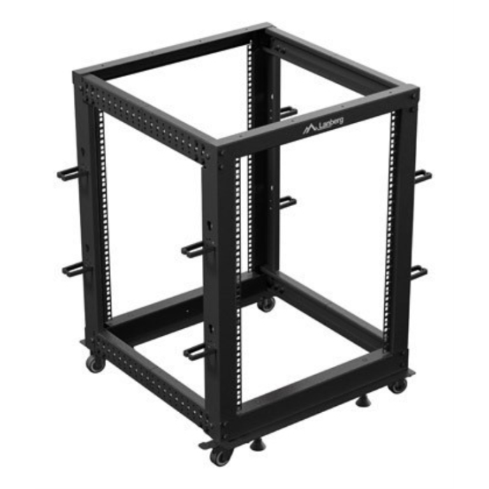 Lanberg OR01-6115-B Armario Rack Independiente 15U para Servidores y Equipos de Red, Carga Máxima 600 kg, Negro 4 Lanberg OR01-6115-B Armario Rack Independiente 15U para Servidores y Equipos de Red, Carga Máxima 600 kg, Negro 4