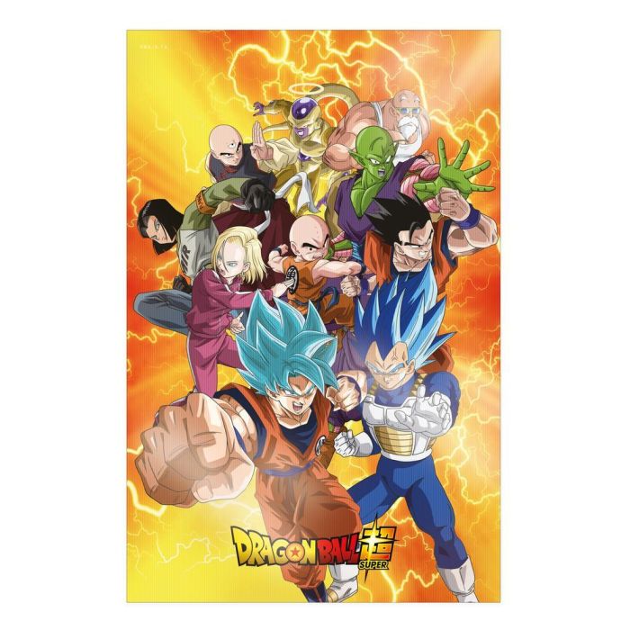 Sd toys Póster 3D 58x38 cm Dragon Ball Super Universal Survival Heroes