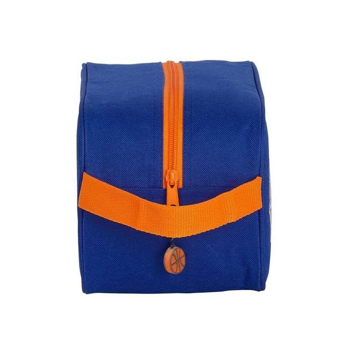 Zapatillero de Viaje Valencia Basket Azul Naranja (29 x 15 x 14 cm) 4