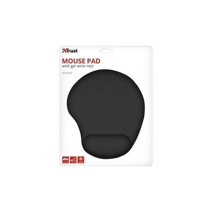 Trust Bigfoot Alfombrilla Ergonómica Antideslizante Para Ratón Relleno Gel Negro 1 Trust Bigfoot Alfombrilla Ergonómica Antideslizante Para Ratón Relleno Gel Negro 1