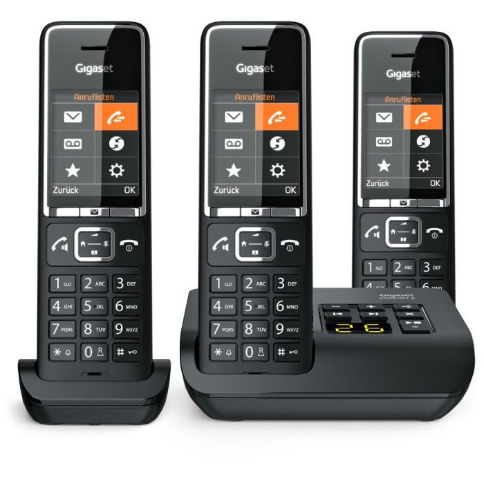 Gigaset COMFORT 550A trio schwarz/chrom 1 Gigaset COMFORT 550A trio schwarz/chrom 1
