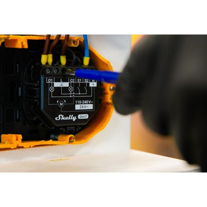 Shelly Relais 2PM Gen3 WLAN max. 16A 2 Canales Medición Empotrar 2