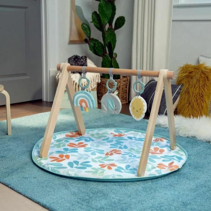 Ingenuity ITY0074451131224 Alfombra de juego Sun Valley con arco de madera y 3 juguetes extraíbles, plegable, desde el nacimiento 1 Ingenuity ITY0074451131224 Alfombra de juego Sun Valley con arco de madera y 3 juguetes extraíbles, plegable, desde el nacimiento 1