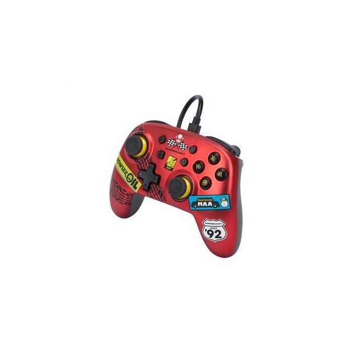 Power A NSGP0124-01 Mando con Cable para Nintendo Switch - Diseño Mario Kart: Racer Red 1