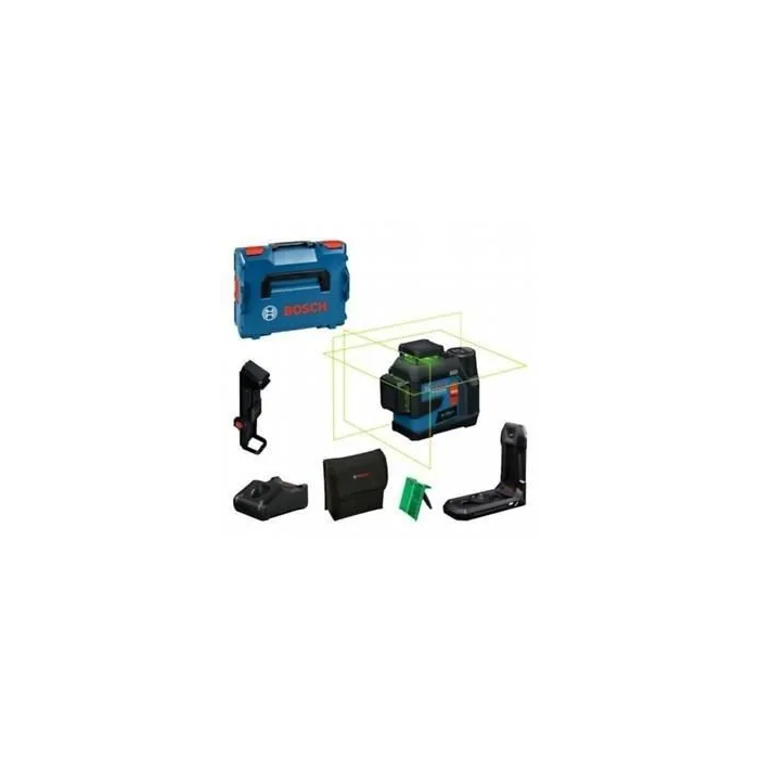 Bosch Professional GLL 12V-100-33 CG Láser de Línea, 3 Líneas Láser en 360º, Alcance 100 m, Maletín L-BOXX con Cargador 0 Bosch Professional GLL 12V-100-33 CG Láser de Línea, 3 Líneas Láser en 360º, Alcance 100 m, Maletín L-BOXX con Cargador 0