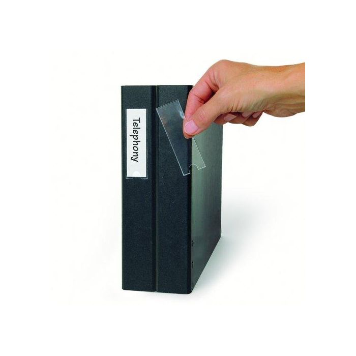 Funda Adhesiva 3L 25X75 Bolsillo Para Etiquetas Bolsa De 12