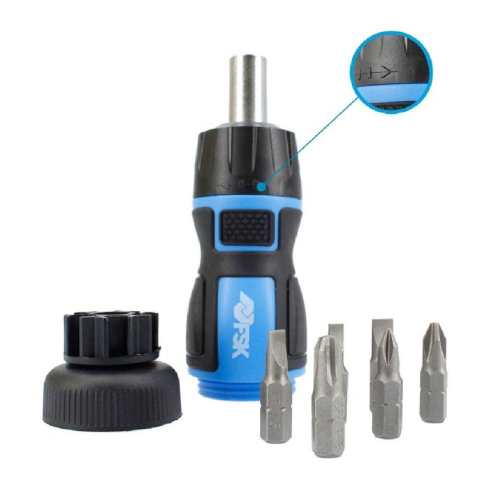 Set de Destornilladores Ferrestock Destornillador de carraca (6 pcs) 2