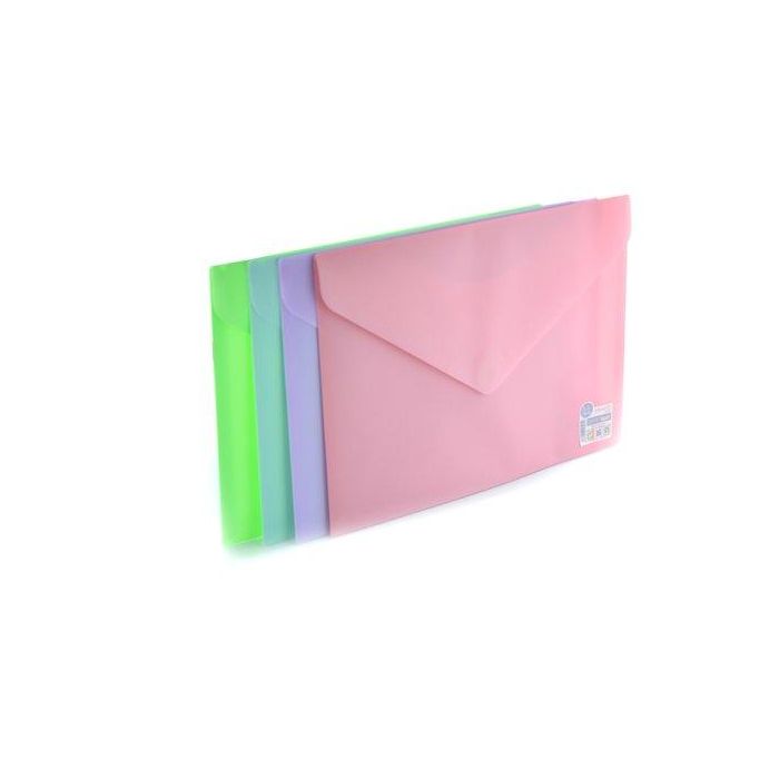 Dosier Sobre Office Box Pp V-Lock A4+ Blush Surtido (4 Col.) 10 unidades